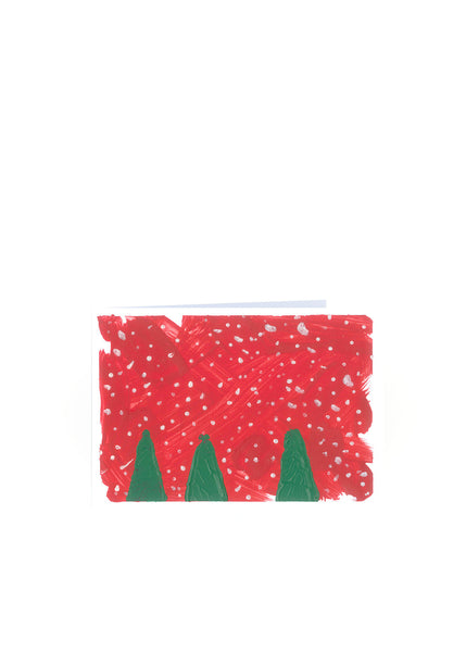 Karten A5, Winterwald