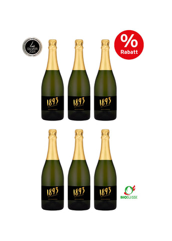 6x Schaumwein - Cuvée Blanc Brut, 75cl