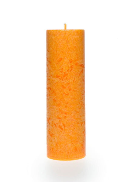 Kerze Zylinder, orange